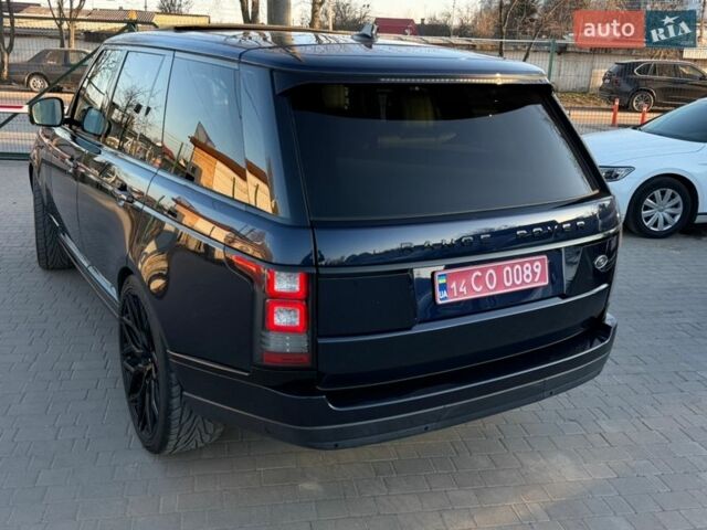 Синий Ленд Ровер Рендж Ровер, объемом двигателя 3 л и пробегом 181 тыс. км за 28600 $, фото 5 на Automoto.ua