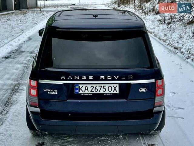 Синий Ленд Ровер Рендж Ровер, объемом двигателя 4.37 л и пробегом 247 тыс. км за 41500 $, фото 7 на Automoto.ua