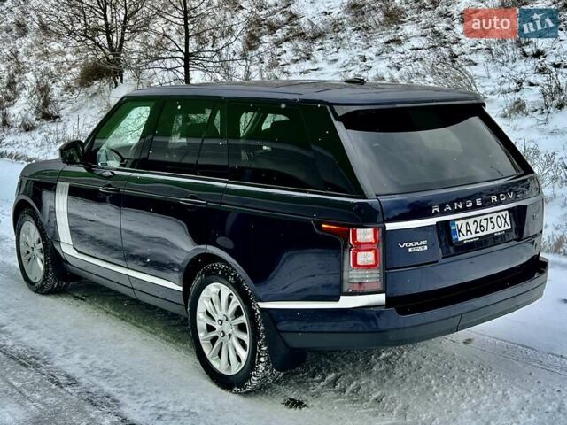 Синий Ленд Ровер Рендж Ровер, объемом двигателя 4.37 л и пробегом 247 тыс. км за 41500 $, фото 5 на Automoto.ua