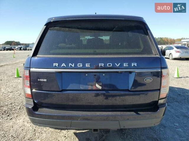 Синий Ленд Ровер Рендж Ровер, объемом двигателя 3 л и пробегом 160 тыс. км за 7000 $, фото 5 на Automoto.ua