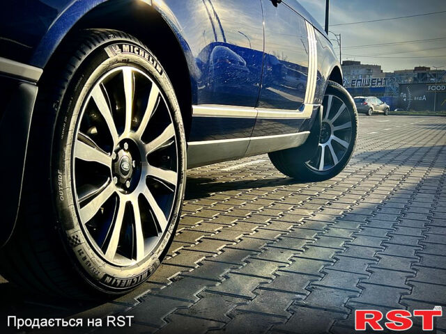 Синий Ленд Ровер Рендж Ровер, объемом двигателя 4.4 л и пробегом 240 тыс. км за 39999 $, фото 8 на Automoto.ua