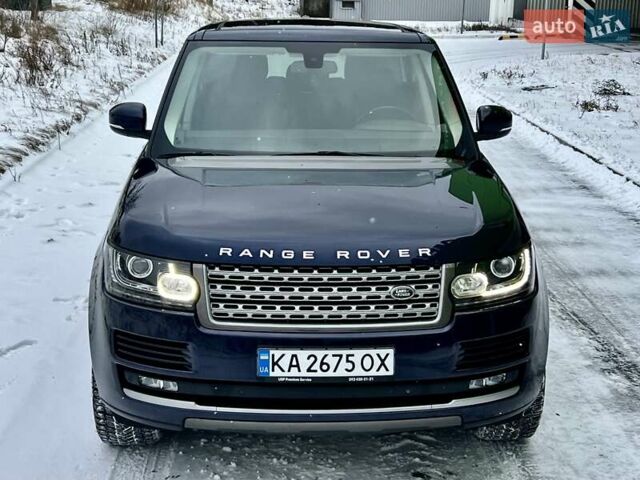 Синий Ленд Ровер Рендж Ровер, объемом двигателя 4.37 л и пробегом 247 тыс. км за 41500 $, фото 2 на Automoto.ua