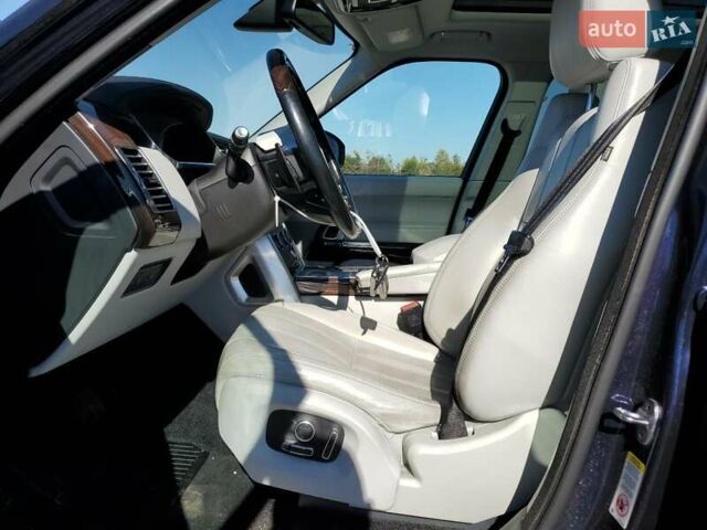 Синий Ленд Ровер Рендж Ровер, объемом двигателя 3 л и пробегом 160 тыс. км за 7000 $, фото 6 на Automoto.ua