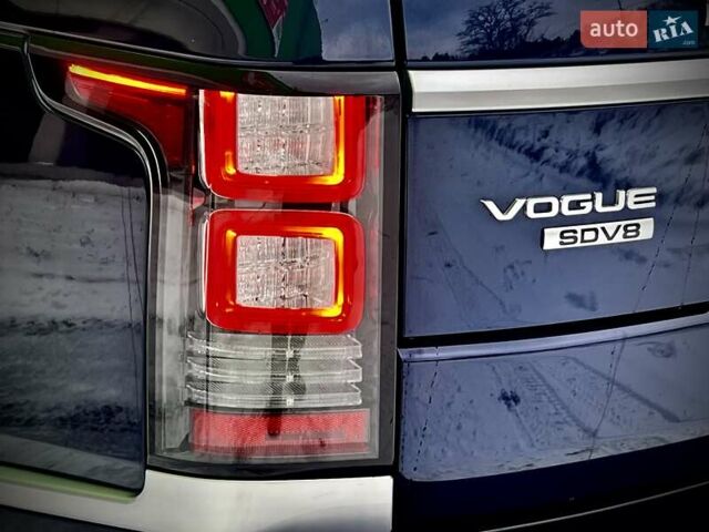 Синий Ленд Ровер Рендж Ровер, объемом двигателя 4.37 л и пробегом 247 тыс. км за 41500 $, фото 14 на Automoto.ua