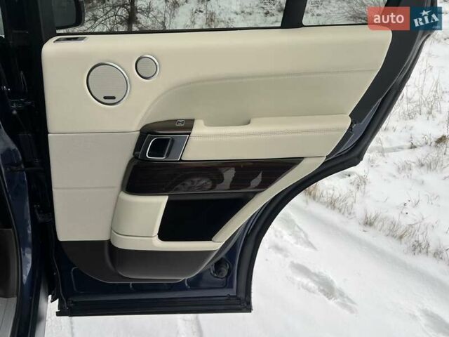 Синий Ленд Ровер Рендж Ровер, объемом двигателя 4.37 л и пробегом 247 тыс. км за 41500 $, фото 41 на Automoto.ua