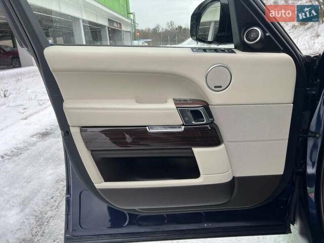 Синий Ленд Ровер Рендж Ровер, объемом двигателя 4.37 л и пробегом 247 тыс. км за 41500 $, фото 30 на Automoto.ua