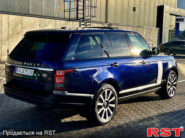 Синий Ленд Ровер Рендж Ровер, объемом двигателя 4.4 л и пробегом 240 тыс. км за 39999 $, фото 3 на Automoto.ua