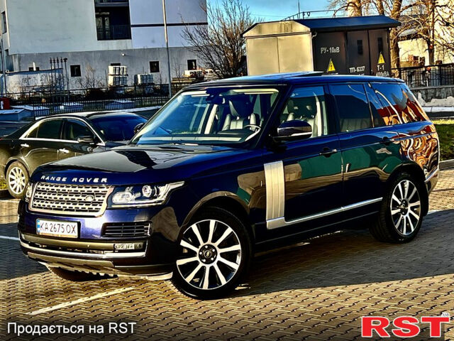Синий Ленд Ровер Рендж Ровер, объемом двигателя 4.4 л и пробегом 240 тыс. км за 39999 $, фото 1 на Automoto.ua