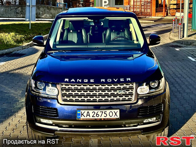 Синий Ленд Ровер Рендж Ровер, объемом двигателя 4.4 л и пробегом 240 тыс. км за 39999 $, фото 2 на Automoto.ua