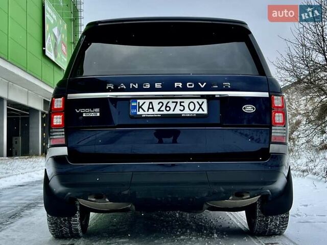 Синий Ленд Ровер Рендж Ровер, объемом двигателя 4.37 л и пробегом 247 тыс. км за 41500 $, фото 8 на Automoto.ua
