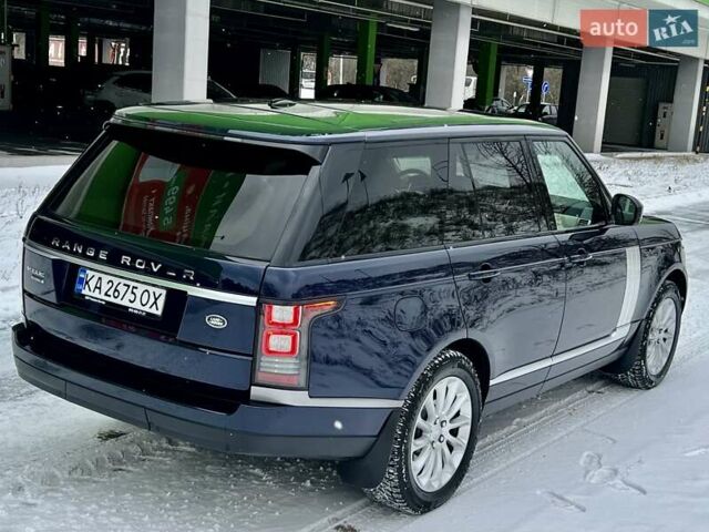Синий Ленд Ровер Рендж Ровер, объемом двигателя 4.37 л и пробегом 247 тыс. км за 41500 $, фото 6 на Automoto.ua