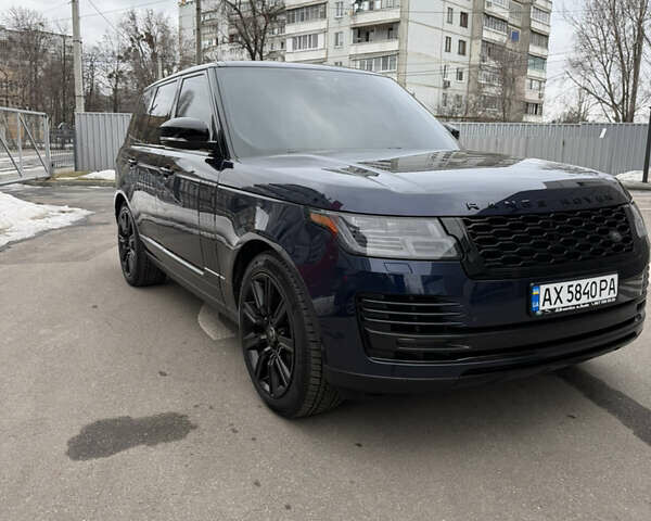 Синий Ленд Ровер Рендж Ровер, объемом двигателя 2.99 л и пробегом 154 тыс. км за 51000 $, фото 1 на Automoto.ua