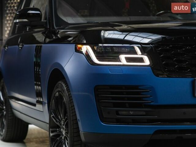 Синий Ленд Ровер Рендж Ровер, объемом двигателя 5 л и пробегом 140 тыс. км за 63000 $, фото 5 на Automoto.ua