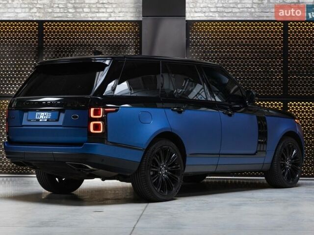 Синий Ленд Ровер Рендж Ровер, объемом двигателя 5 л и пробегом 140 тыс. км за 63000 $, фото 7 на Automoto.ua