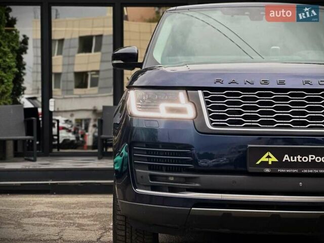 Синий Ленд Ровер Рендж Ровер, объемом двигателя 4.37 л и пробегом 197 тыс. км за 56000 $, фото 3 на Automoto.ua