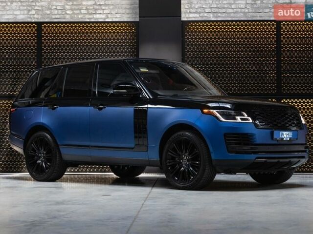 Синий Ленд Ровер Рендж Ровер, объемом двигателя 5 л и пробегом 140 тыс. км за 63000 $, фото 4 на Automoto.ua