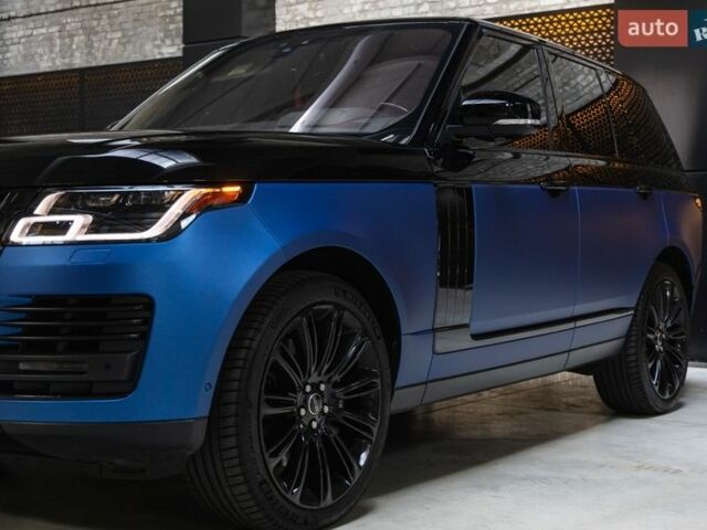Синий Ленд Ровер Рендж Ровер, объемом двигателя 5 л и пробегом 140 тыс. км за 63000 $, фото 2 на Automoto.ua