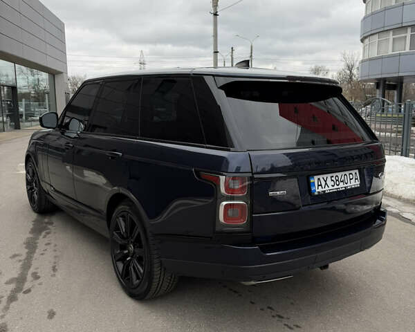 Синий Ленд Ровер Рендж Ровер, объемом двигателя 2.99 л и пробегом 154 тыс. км за 51000 $, фото 2 на Automoto.ua