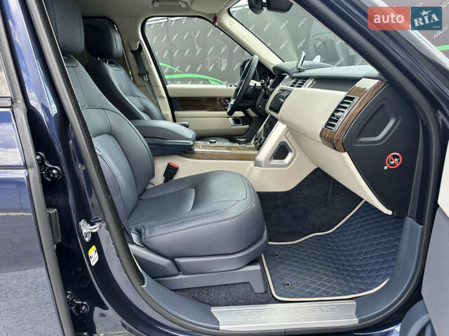 Синий Ленд Ровер Рендж Ровер, объемом двигателя 4.37 л и пробегом 197 тыс. км за 49999 $, фото 8 на Automoto.ua