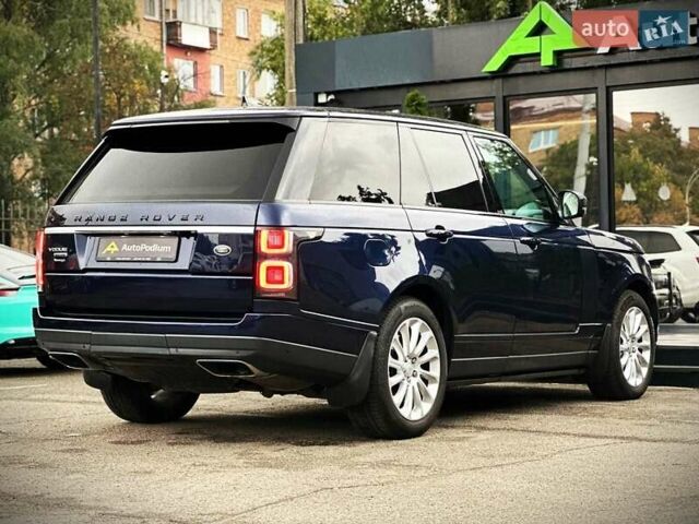 Синий Ленд Ровер Рендж Ровер, объемом двигателя 4.37 л и пробегом 197 тыс. км за 56000 $, фото 13 на Automoto.ua