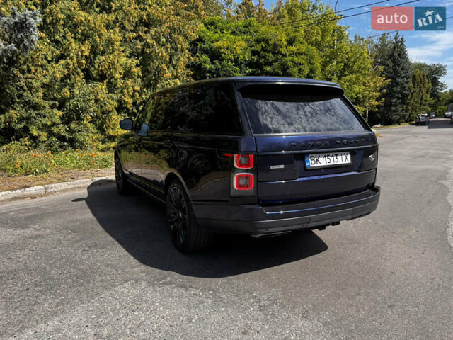 Ленд Ровер Рендж Ровер 2019 в Киеве на Automoto.ua Синий Ленд Ровер Рендж Ровер, объемом двигателя 5 л и пробегом 87 тыс. км за 63500 $, фото 11 на Automoto.ua