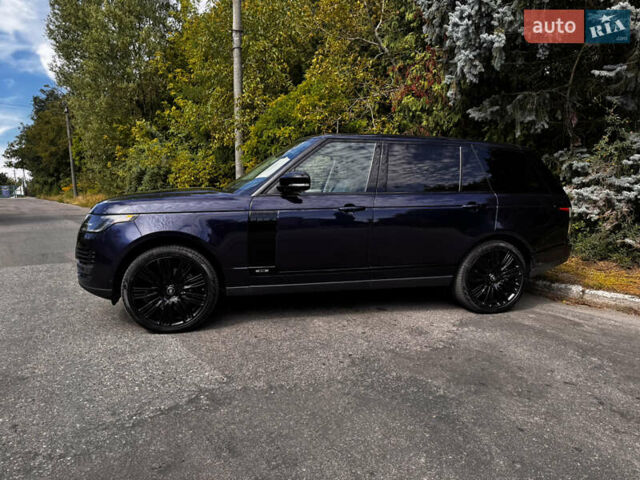 Ленд Ровер Рендж Ровер 2019 в Киеве на Automoto.ua Синий Ленд Ровер Рендж Ровер, объемом двигателя 5 л и пробегом 87 тыс. км за 63500 $, фото 2 на Automoto.ua