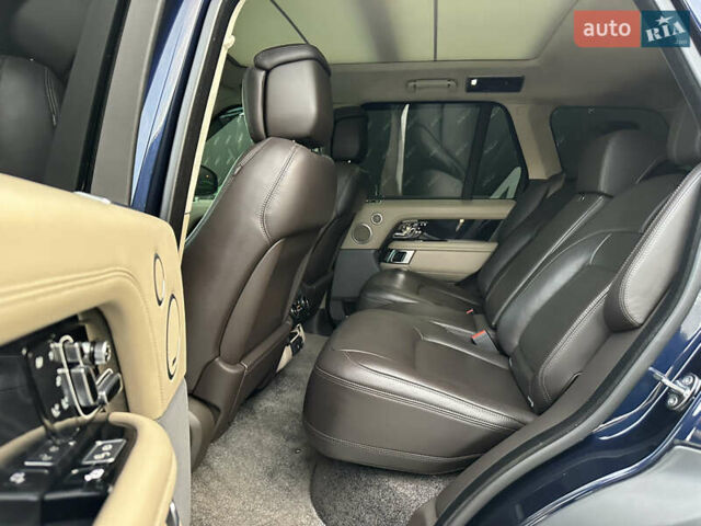 Синий Ленд Ровер Рендж Ровер, объемом двигателя 4.37 л и пробегом 104 тыс. км за 72000 $, фото 19 на Automoto.ua