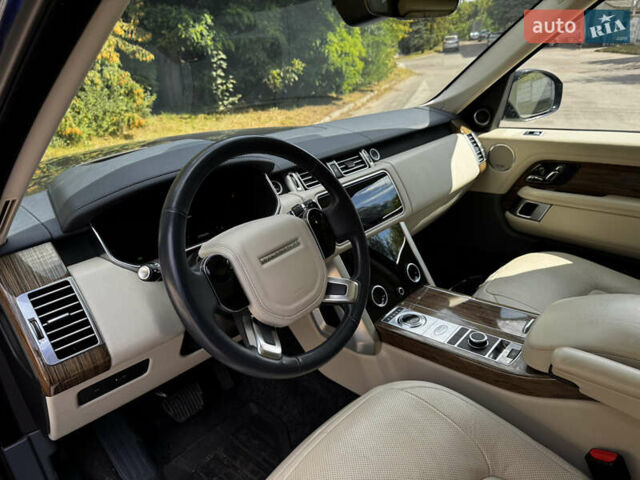 Ленд Ровер Рендж Ровер 2019 в Киеве на Automoto.ua Синий Ленд Ровер Рендж Ровер, объемом двигателя 5 л и пробегом 87 тыс. км за 63500 $, фото 17 на Automoto.ua