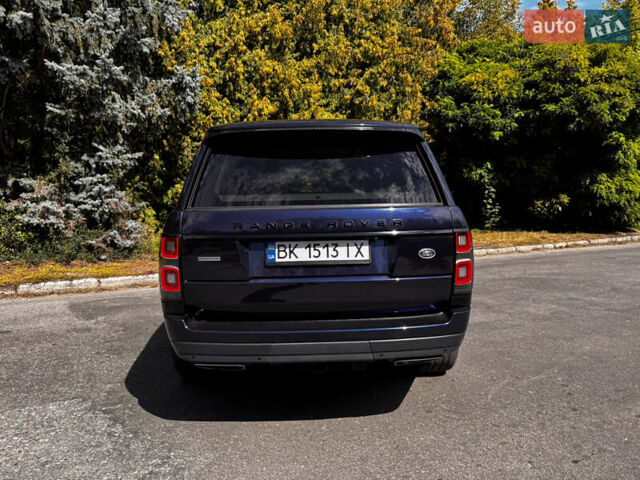 Ленд Ровер Рендж Ровер 2019 в Киеве на Automoto.ua Синий Ленд Ровер Рендж Ровер, объемом двигателя 5 л и пробегом 87 тыс. км за 63500 $, фото 12 на Automoto.ua