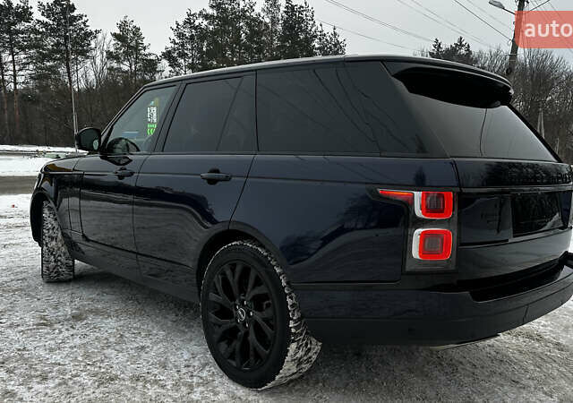 Синий Ленд Ровер Рендж Ровер, объемом двигателя 3 л и пробегом 72 тыс. км за 49500 $, фото 1 на Automoto.ua