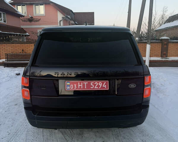 Синий Ленд Ровер Рендж Ровер, объемом двигателя 3 л и пробегом 72 тыс. км за 49500 $, фото 10 на Automoto.ua