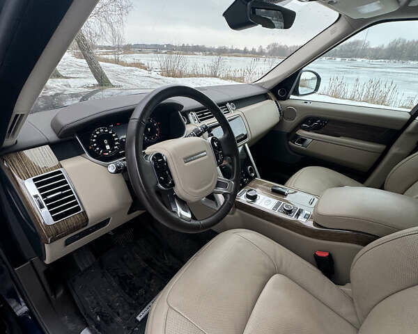 Синій Ленд Ровер Рендж Ровер, об'ємом двигуна 3 л та пробігом 55 тис. км за 55000 $, фото 11 на Automoto.ua