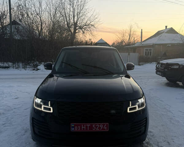 Синий Ленд Ровер Рендж Ровер, объемом двигателя 3 л и пробегом 72 тыс. км за 49500 $, фото 7 на Automoto.ua