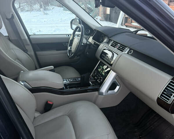 Синий Ленд Ровер Рендж Ровер, объемом двигателя 3 л и пробегом 72 тыс. км за 49500 $, фото 14 на Automoto.ua