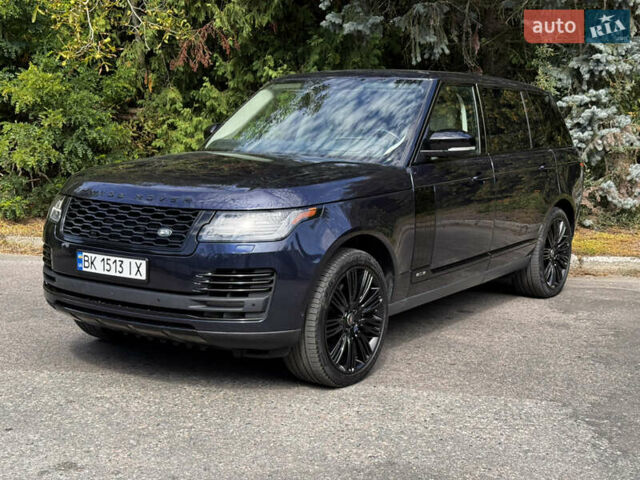 Ленд Ровер Рендж Ровер 2019 в Киеве на Automoto.ua Синий Ленд Ровер Рендж Ровер, объемом двигателя 5 л и пробегом 87 тыс. км за 63500 $, фото 7 на Automoto.ua