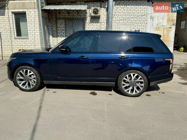 Ленд Ровер Рендж Ровер 2020 в Харькове на Automoto.ua Синий Ленд Ровер Рендж Ровер, объемом двигателя 3 л и пробегом 37 тыс. км за 80000 $, фото 2 на Automoto.ua