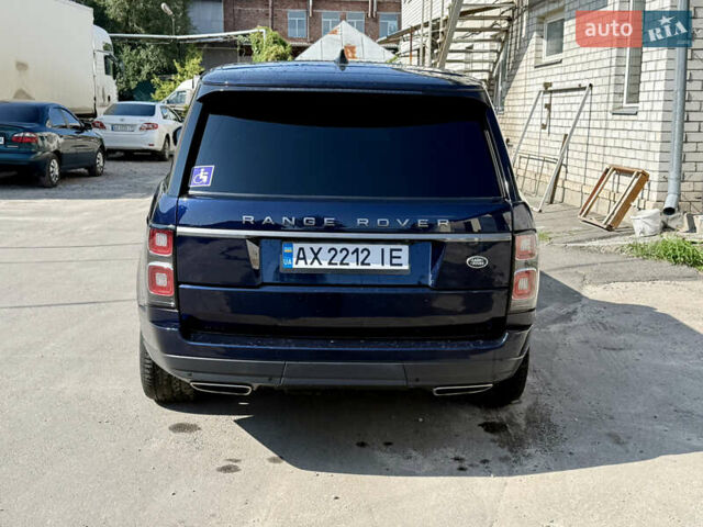 Ленд Ровер Рендж Ровер 2020 в Харькове на Automoto.ua Синий Ленд Ровер Рендж Ровер, объемом двигателя 3 л и пробегом 37 тыс. км за 80000 $, фото 4 на Automoto.ua
