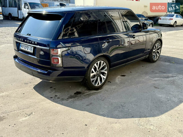 Ленд Ровер Рендж Ровер 2020 в Харькове на Automoto.ua Синий Ленд Ровер Рендж Ровер, объемом двигателя 3 л и пробегом 37 тыс. км за 80000 $, фото 5 на Automoto.ua