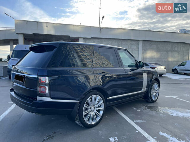 Синій Ленд Ровер Рендж Ровер, об'ємом двигуна 3 л та пробігом 59 тис. км за 79000 $, фото 11 на Automoto.ua