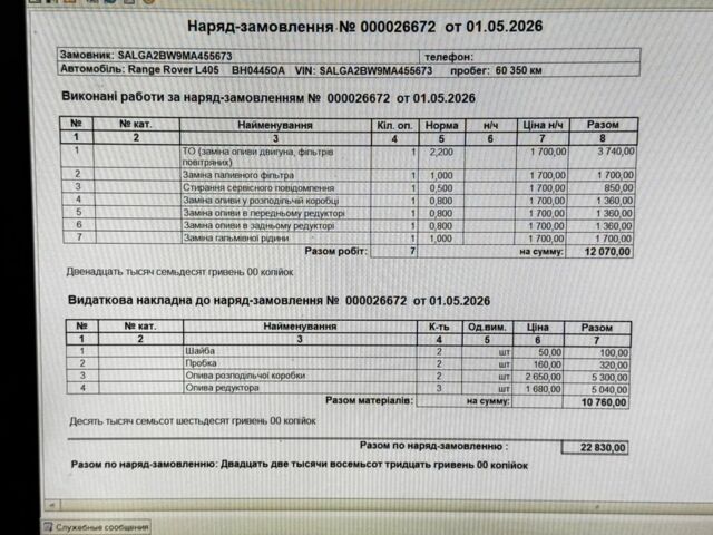 Синій Ленд Ровер Рендж Ровер, об'ємом двигуна 3 л та пробігом 62 тис. км за 85000 $, фото 6 на Automoto.ua