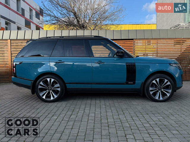 Синий Ленд Ровер Рендж Ровер, объемом двигателя 3 л и пробегом 80 тыс. км за 107000 $, фото 9 на Automoto.ua