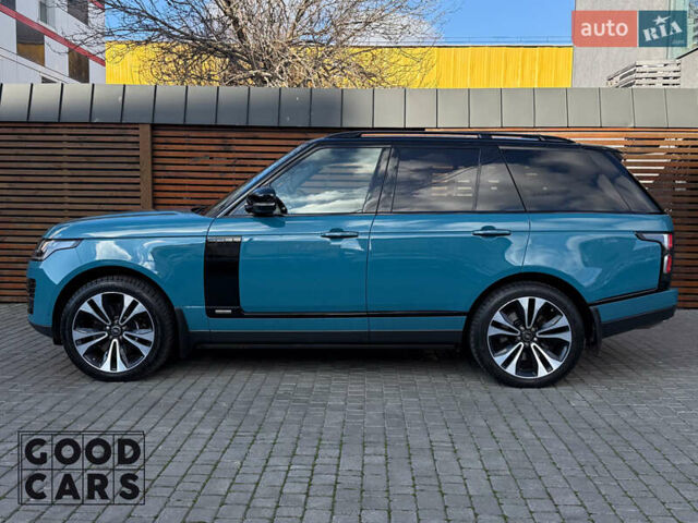 Синий Ленд Ровер Рендж Ровер, объемом двигателя 3 л и пробегом 80 тыс. км за 107000 $, фото 3 на Automoto.ua
