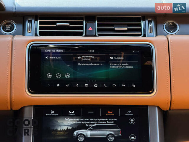 Синий Ленд Ровер Рендж Ровер, объемом двигателя 3 л и пробегом 80 тыс. км за 107000 $, фото 47 на Automoto.ua