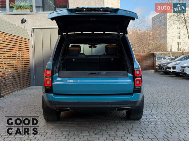 Синий Ленд Ровер Рендж Ровер, объемом двигателя 3 л и пробегом 80 тыс. км за 107000 $, фото 6 на Automoto.ua