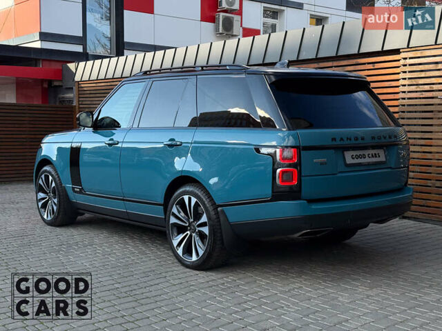 Синий Ленд Ровер Рендж Ровер, объемом двигателя 3 л и пробегом 80 тыс. км за 107000 $, фото 4 на Automoto.ua