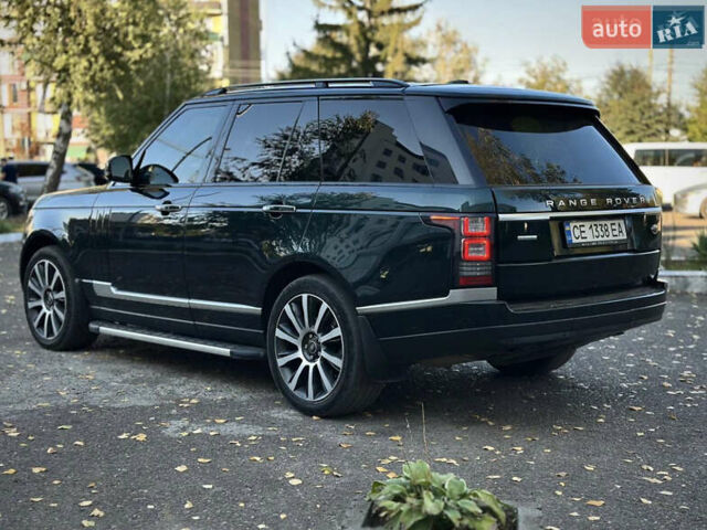 Ленд Ровер Рендж Ровер 2014 в Черновцах на Automoto.ua Зеленый Ленд Ровер Рендж Ровер, объемом двигателя 4.37 л и пробегом 240 тыс. км за 32000 $, фото 6 на Automoto.ua