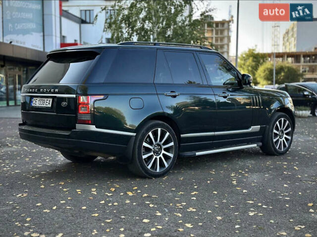 Ленд Ровер Рендж Ровер 2014 в Черновцах на Automoto.ua Зеленый Ленд Ровер Рендж Ровер, объемом двигателя 4.37 л и пробегом 240 тыс. км за 32000 $, фото 5 на Automoto.ua