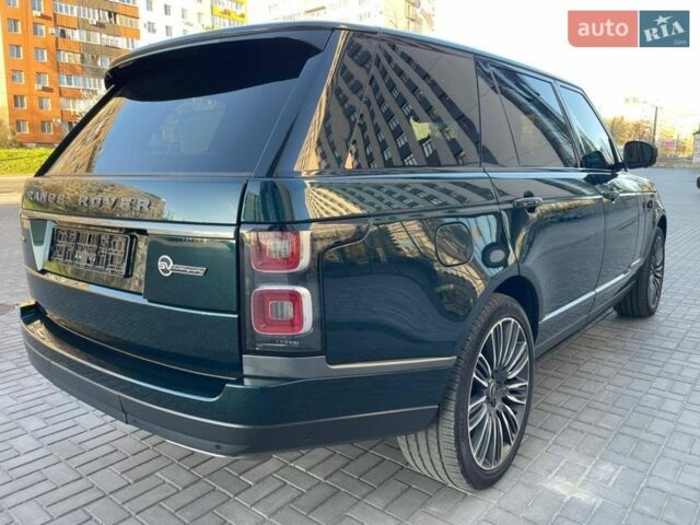 Зеленый Ленд Ровер Рендж Ровер, объемом двигателя 5 л и пробегом 199 тыс. км за 67000 $, фото 4 на Automoto.ua