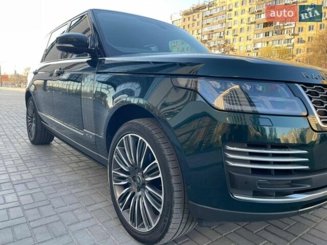 Зеленый Ленд Ровер Рендж Ровер, объемом двигателя 5 л и пробегом 199 тыс. км за 67000 $, фото 2 на Automoto.ua