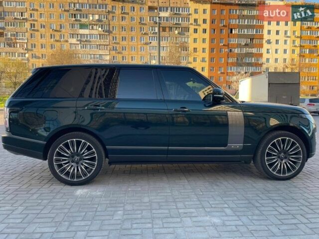 Зеленый Ленд Ровер Рендж Ровер, объемом двигателя 5 л и пробегом 199 тыс. км за 67000 $, фото 8 на Automoto.ua